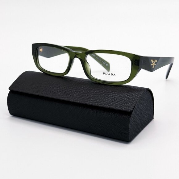 NEW PRADA EYEGLASSES PRB05V 19Z1O1 GREEN UNISEX PR B05V 19Z1O1 VPR B05